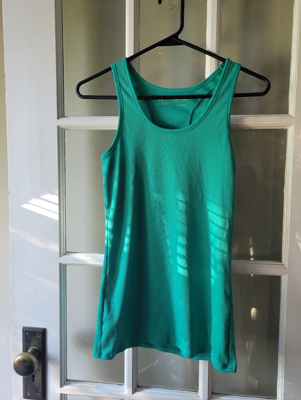 Under Armour Heat Gear Womens Sz. SM Green/TURQUOISE Racerback Tank Top Workout